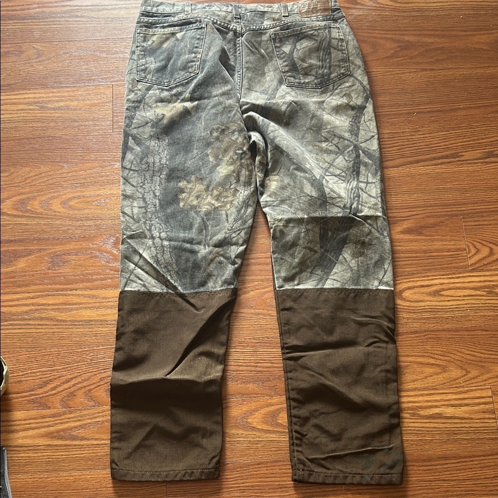 Wrangler Rugged Wear Brush Guard Water Resistant Camouflage & Brown Pants 40x34 - Picture 8 of 8